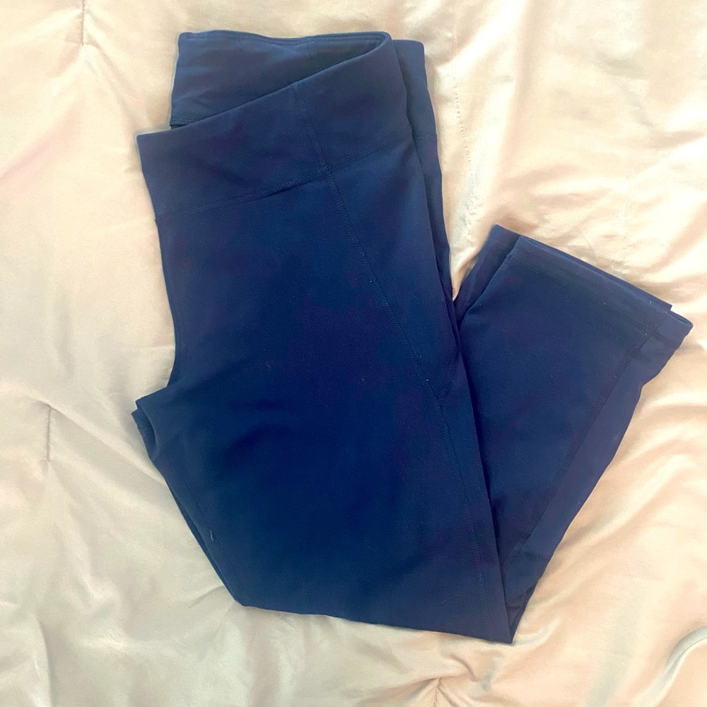Under Armour 3/4 Length Athletic Pants, Navy, Size Large